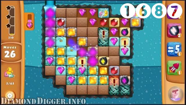 Diamond Digger Saga : Level 1687 – Videos, Cheats, Tips and Tricks