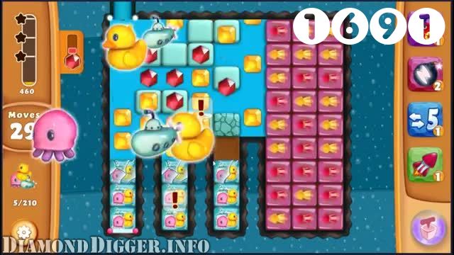 Diamond Digger Saga : Level 1691 – Videos, Cheats, Tips and Tricks
