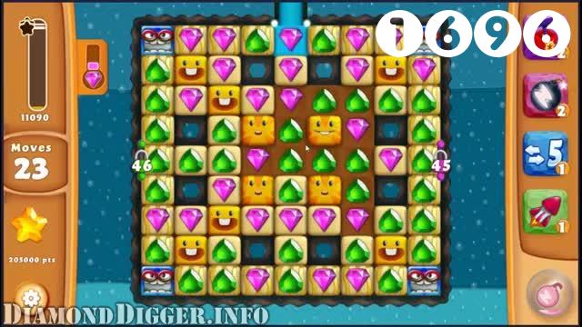 Diamond Digger Saga : Level 1696 – Videos, Cheats, Tips and Tricks