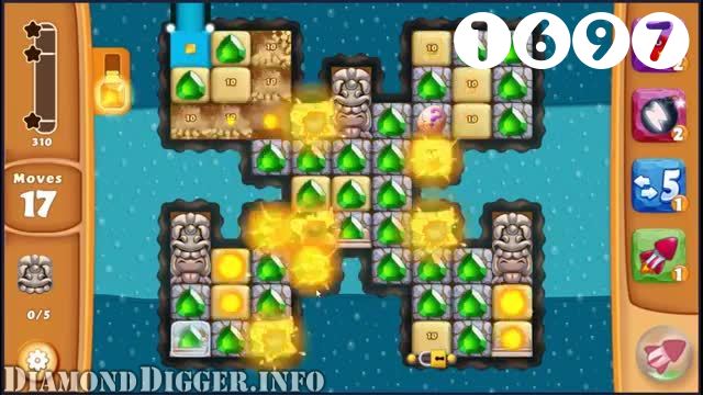 Diamond Digger Saga : Level 1697 – Videos, Cheats, Tips and Tricks