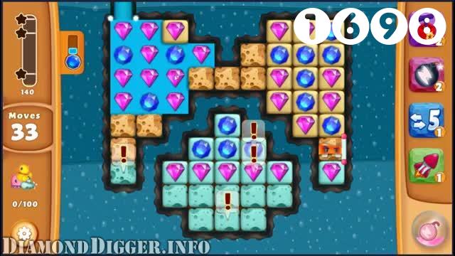 Diamond Digger Saga : Level 1698 – Videos, Cheats, Tips and Tricks