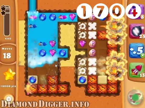 Diamond Digger Saga : Level 1704 – Videos, Cheats, Tips and Tricks