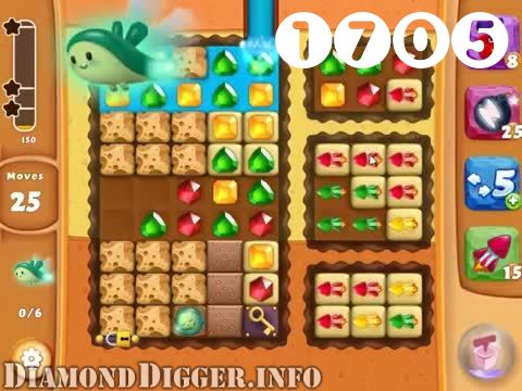 Diamond Digger Saga : Level 1705 – Videos, Cheats, Tips and Tricks