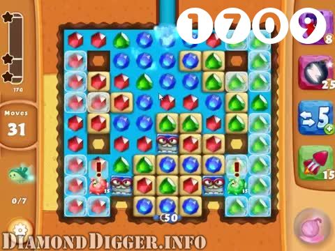 Diamond Digger Saga : Level 1709 – Videos, Cheats, Tips and Tricks