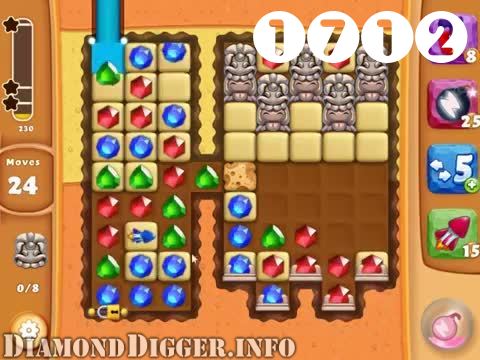 Diamond Digger Saga : Level 1712 – Videos, Cheats, Tips and Tricks