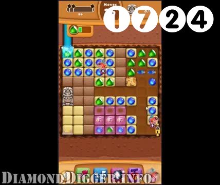 Diamond Digger Saga : Level 1724 – Videos, Cheats, Tips and Tricks