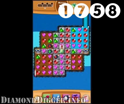 Diamond Digger Saga : Level 1758 – Videos, Cheats, Tips and Tricks