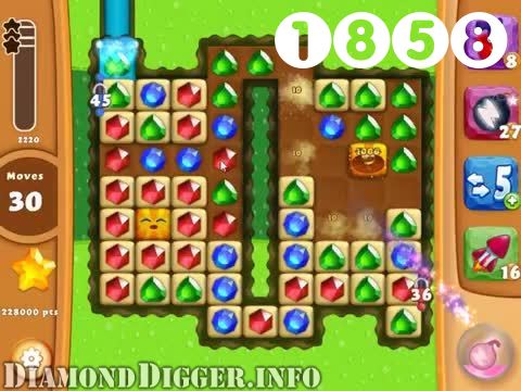 Diamond Digger Saga : Level 1858 – Videos, Cheats, Tips and Tricks
