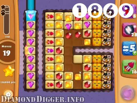 Diamond Digger Saga : Level 1869 – Videos, Cheats, Tips and Tricks