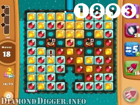 Diamond Digger Saga : Level 1893 – Videos, Cheats, Tips and Tricks