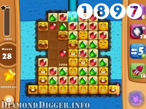 Diamond Digger Saga : Level 1897 – Videos, Cheats, Tips and Tricks