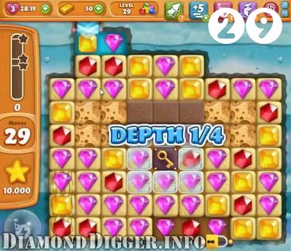 Diamond Digger Saga : Level 29 – Videos, Cheats, Tips and Tricks