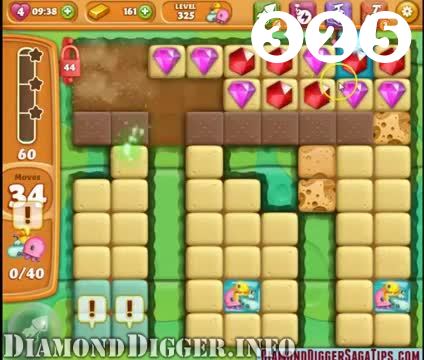 Diamond Digger Saga : Level 325 – Videos, Cheats, Tips and Tricks