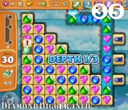 Diamond Digger Saga : Level 35 – Videos, Cheats, Tips and Tricks