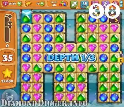 Diamond Digger Saga : Level 38 – Videos, Cheats, Tips and Tricks