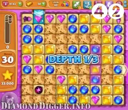 Diamond Digger Saga : Level 42 – Videos, Cheats, Tips and Tricks