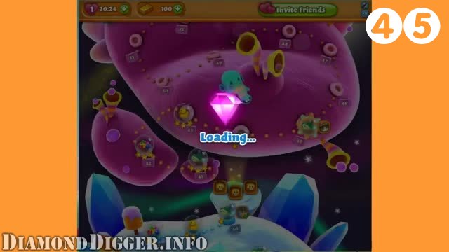 Diamond Digger Saga : Level 45 – Videos, Cheats, Tips and Tricks