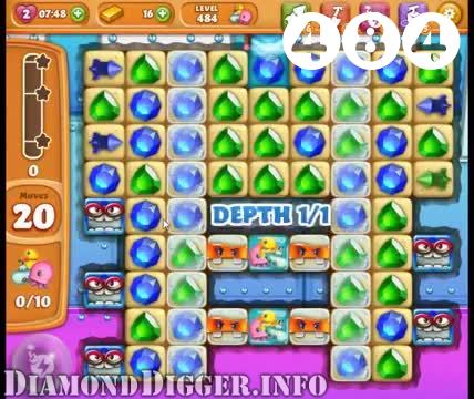 Diamond Digger Saga : Level 484 – Videos, Cheats, Tips and Tricks