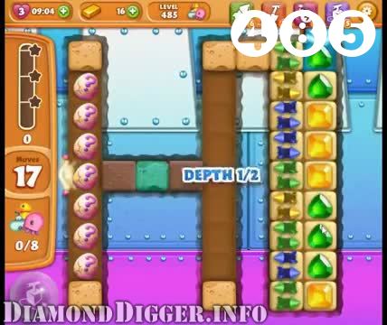Diamond Digger Saga : Level 485 – Videos, Cheats, Tips and Tricks