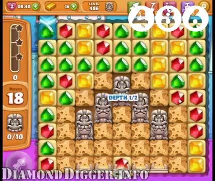 Diamond Digger Saga : Level 486 – Videos, Cheats, Tips and Tricks