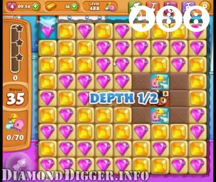 Diamond Digger Saga : Level 488 – Videos, Cheats, Tips and Tricks