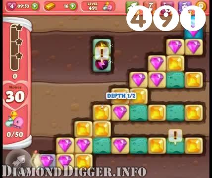 Diamond Digger Saga : Level 491 – Videos, Cheats, Tips and Tricks