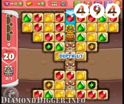 Diamond Digger Saga : Level 494 – Videos, Cheats, Tips and Tricks
