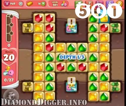 Diamond Digger Saga : Level 501 – Videos, Cheats, Tips and Tricks