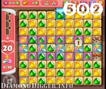 Diamond Digger Saga : Level 502 – Videos, Cheats, Tips and Tricks