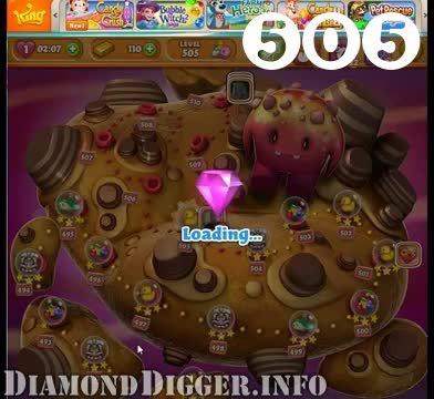 Diamond Digger Saga : Level 505 – Videos, Cheats, Tips and Tricks