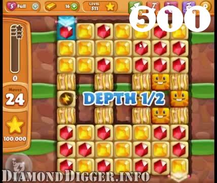 Diamond Digger Saga : Level 511 – Videos, Cheats, Tips and Tricks