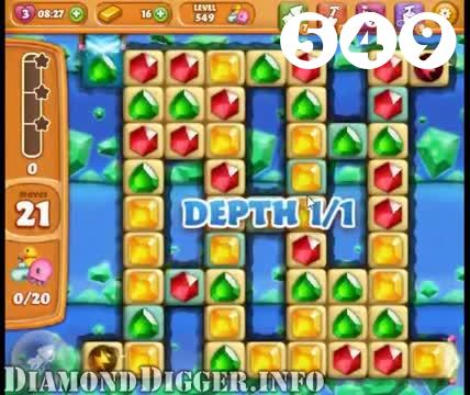 Diamond Digger Saga : Level 549 – Videos, Cheats, Tips and Tricks