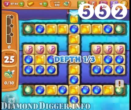 Diamond Digger Saga : Level 552 – Videos, Cheats, Tips and Tricks