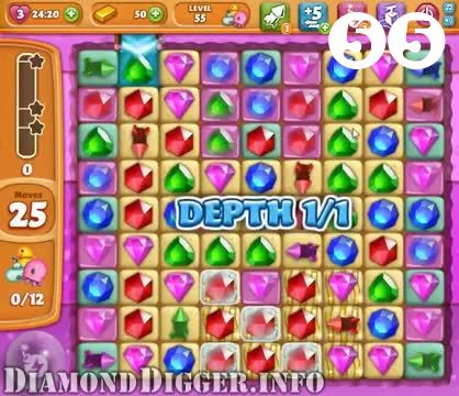 Diamond Digger Saga : Level 55 – Videos, Cheats, Tips and Tricks