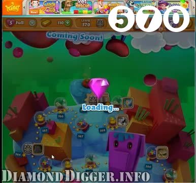 Diamond Digger Saga : Level 570 – Videos, Cheats, Tips and Tricks
