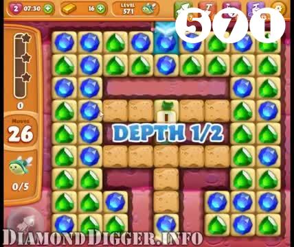 Diamond Digger Saga : Level 571 – Videos, Cheats, Tips and Tricks