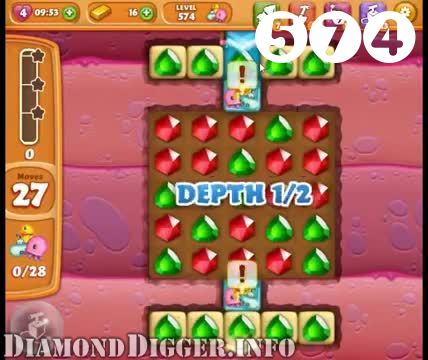 Diamond Digger Saga : Level 574 – Videos, Cheats, Tips and Tricks