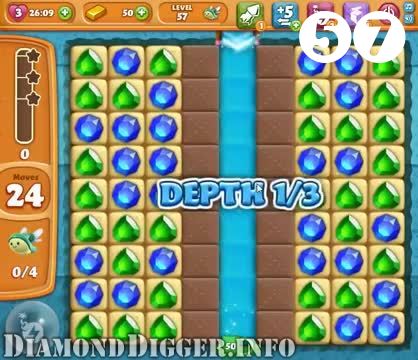 Diamond Digger Saga : Level 57 – Videos, Cheats, Tips and Tricks
