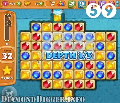 Diamond Digger Saga : Level 59 – Videos, Cheats, Tips and Tricks