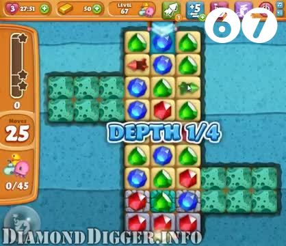 Diamond Digger Saga : Level 67 – Videos, Cheats, Tips and Tricks
