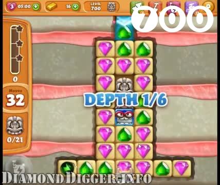 Diamond Digger Saga : Level 700 – Videos, Cheats, Tips and Tricks