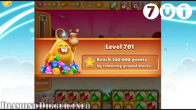 Diamond Digger Saga : Level 701 – Videos, Cheats, Tips and Tricks