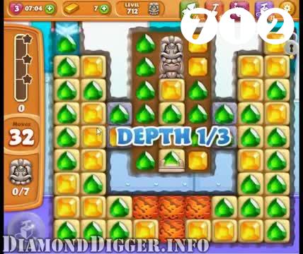 Diamond Digger Saga : Level 712 – Videos, Cheats, Tips and Tricks