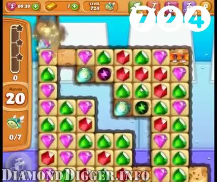 Diamond Digger Saga : Level 724 – Videos, Cheats, Tips and Tricks