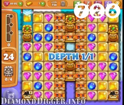 Diamond Digger Saga : Level 726 – Videos, Cheats, Tips and Tricks
