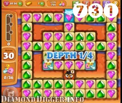 Diamond Digger Saga : Level 731 – Videos, Cheats, Tips and Tricks