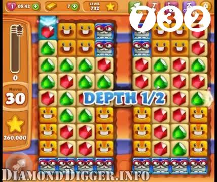 Diamond Digger Saga : Level 732 – Videos, Cheats, Tips and Tricks