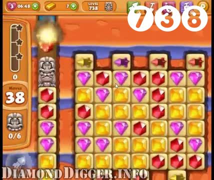 Diamond Digger Saga : Level 738 – Videos, Cheats, Tips and Tricks