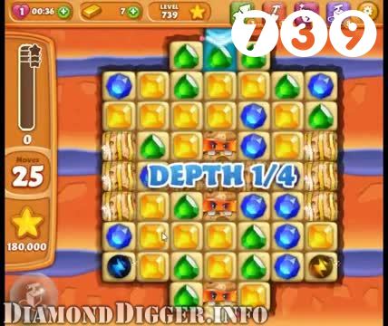 Diamond Digger Saga : Level 739 – Videos, Cheats, Tips and Tricks