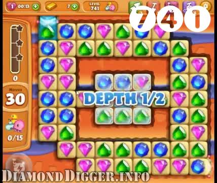 Diamond Digger Saga : Level 741 – Videos, Cheats, Tips and Tricks